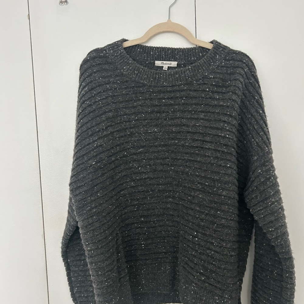 NWT Madewell Charcoal Gray Women's Sweater